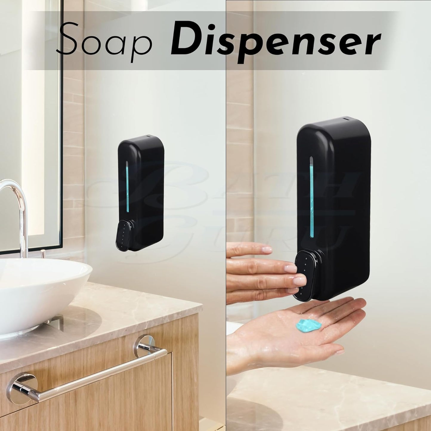Press Wall-Mounted Dispenser Soap Manual