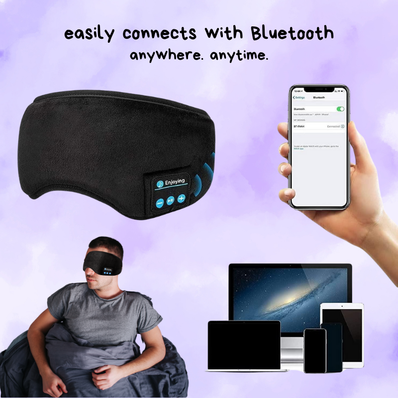 3D Wireless Bluetooth Sleep Mask Built With Science